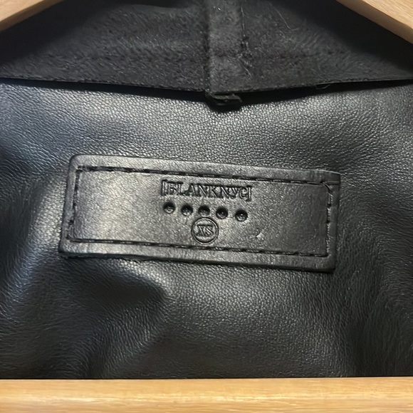 BLANK NYC | XS | NORDSTROM | Vegan Leather Drape Front Moto Jacket - Picture 7 of 13
